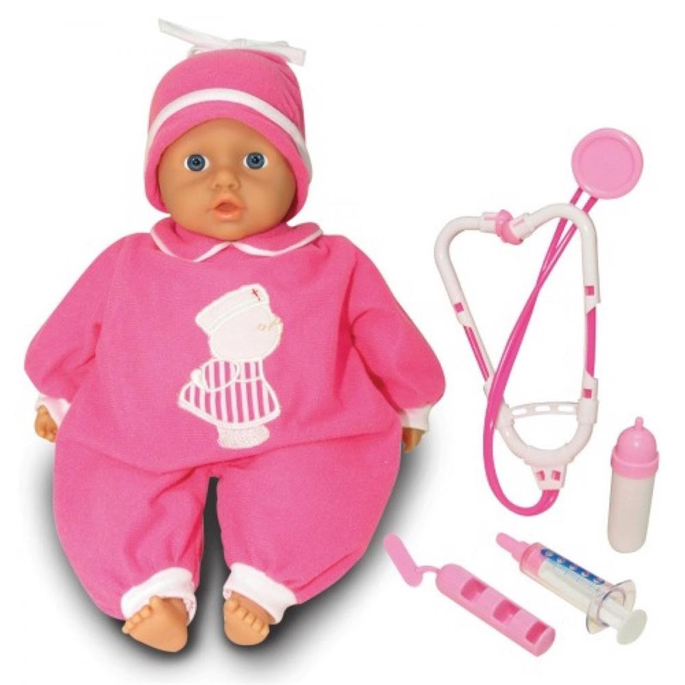 Amia Doktor-Puppe mit Zubehör Spielpuppe Mädchen NEU 