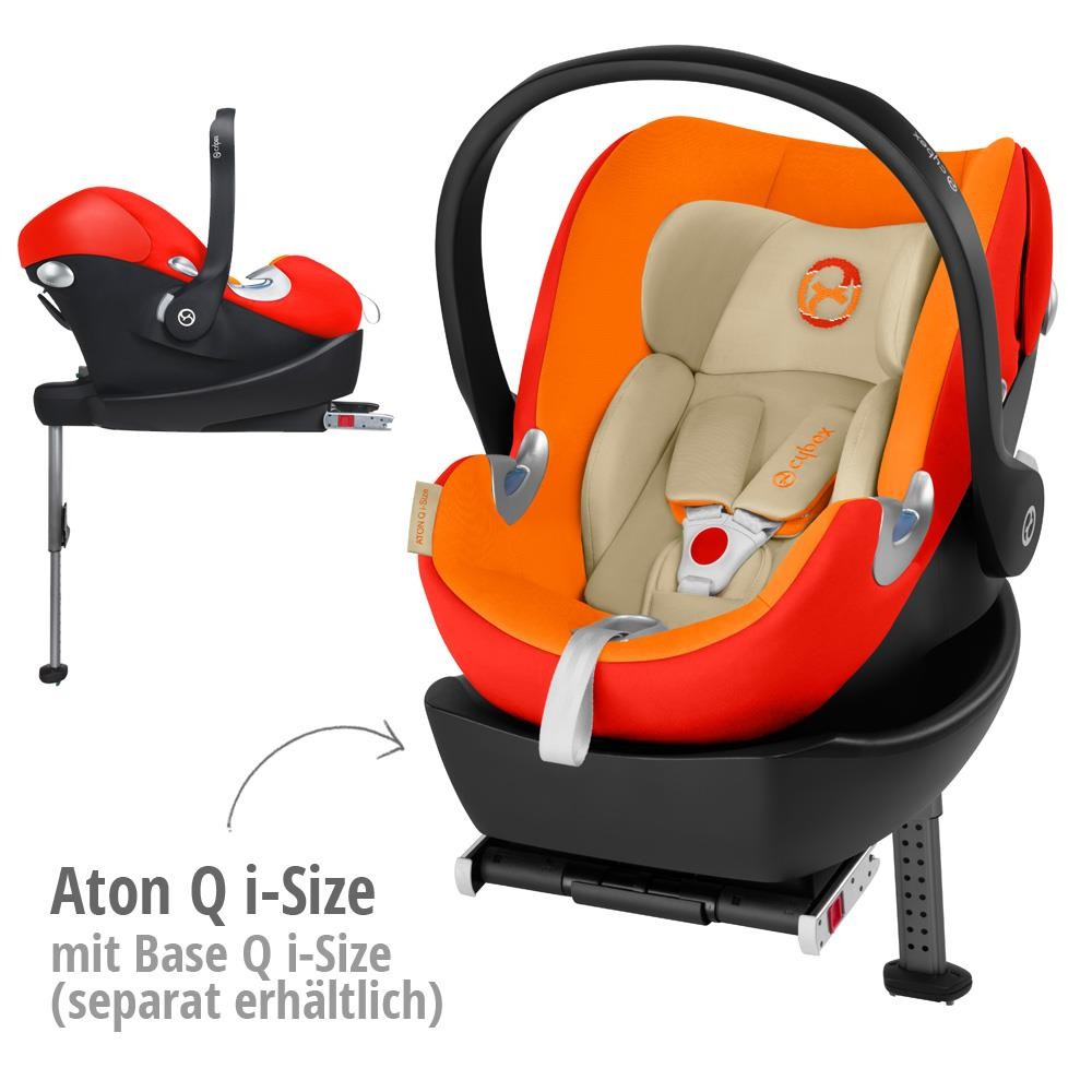 The Infant Carrier Aton Q Plus I, Cybex Aton Q Car Seat Base Installation