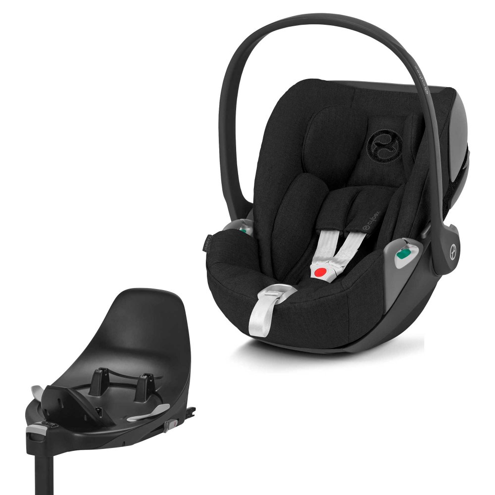 Infant Carrier Cloud Z2 i-Size incl. Base Z2 i-Size Deep Black Plus by Cybex